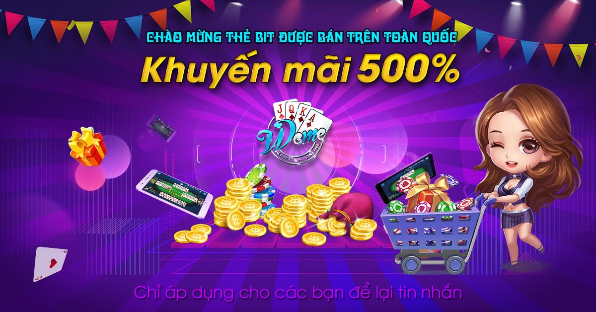 Khuyến mãi lên đến 500% khi nạp thẻ BIT